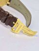 Fake Audemars Piguet Watch Black Face Yellow Gold  Brown Leather (5)_th.jpg